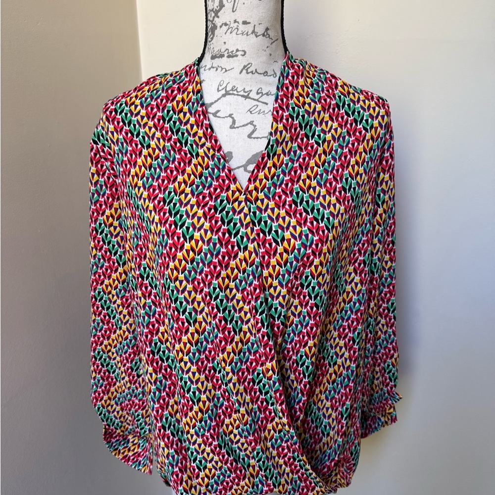 NWT Pleione Multi-colored Blouse